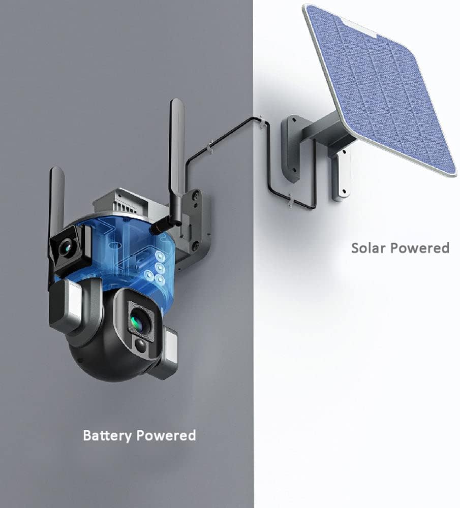 4K Solar Security Cameras Wireless Outdoor.