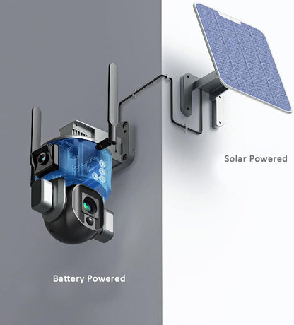 4K Solar Security Cameras Wireless Outdoor.