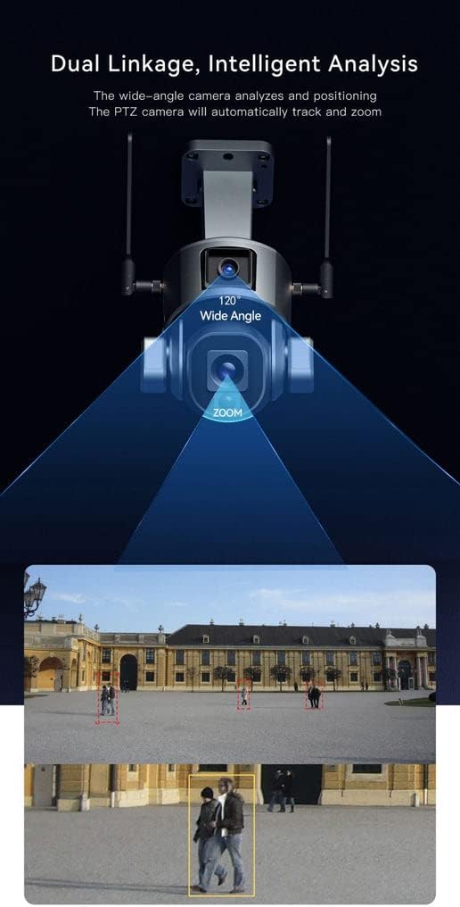 4K Solar Security Cameras Wireless Outdoor.