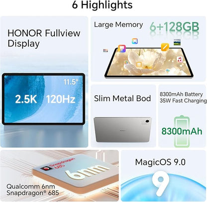 HONOR Pad X9A 6GB 128GB WiFi Tablet