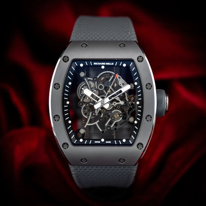 Richard Mille Bubba Watson Black Ceramic Skeleton Dial RM055