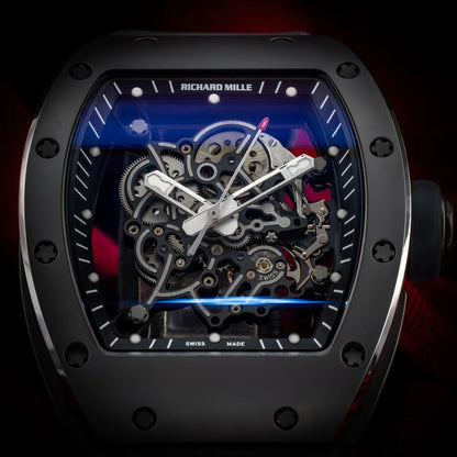 Richard Mille Bubba Watson Black Ceramic Skeleton Dial RM055